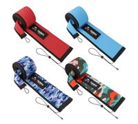 RUNCL Neoprene Fishing Rod Sleeves with Adjustable Lanyard & Hanging Loop, Rod Protector Covers for Spinning, Casting, Trolling & Fly Fishing Poles