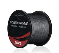 RUNCL PowerBraid Fishing Line 4/8/9 Strands, Braided Fishing Line 300/500/1000Yds - Seamless Weaving Tech, Enhanced Coating Tech, Zero Stretch, High Sensitivity, Smaller Diameter - Braid Line 15-115LB