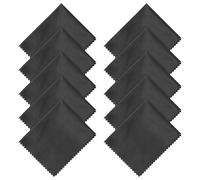 Rundago 10 Pieces Cleaning Cloth Set, Premium Microfibre Cleaning Cloth, Eyeglasses Cloth, Rreusable Magic Cleaning Cloths for Camera, Lens, Filters, Glasses, Display, Smartphones (15 * 18 cm)