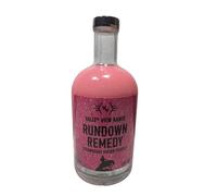 Rundown Remedy Strawberry Cream Tequila 70cl - Vegan Cream Liqueur with Shimmer | Smooth Strawberry Flavour | 17% ABV | Serve Over Ice | Premium Tequila Gift