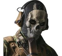 RUNEAY Ghost Mask Call of Duty Costume Skull Mask Cod Ghost Mask Skull Full Mask MW2 Cosplay Halloween Balaclava Ghost Masks Windproof Skeleton Cosplay Costumes for Halloween