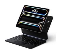 runelk Keyboard Case for iPad Pro 11-inch (M4) 2024, Auto-Connect Design & No Charging Required, Magic-Style Magnetic Keyboard Case with Multi-Touch Trackpad, Compatible with iPad Pro 11(5th Gen)