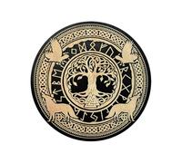 Runes for Beginners, Ritual Wooden Runes Set with Magnetic Box, Portable Meditation Tools, Perfect for Divination, Altar Decoration, Spiritual Ornaments for Men and Women, 22x1.3cm Wood