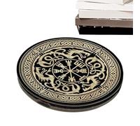 Runes for Beginners, Ritual Wooden Runes Set with Magnetic Box, Portable Meditation Tools, Perfect for Divination, Altar Decoration, Spiritual Ornaments for Men and Women, 22x1.3cm Wood