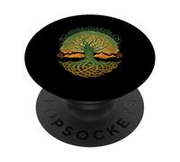 Runes Of Odin Vikings Tree Of Life Mythology Northern Valhalla PopSockets Adhesive PopGrip