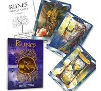 Runes Oracle Cards FLATLAND Oracle Cards with Japanese Instruction Manual