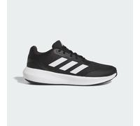 adidas black & white runfalcon 3.0 Junior trainers UK 10 (EU 28)