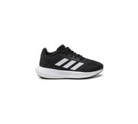 adidas black & white runfalcon 3.0 Junior trainers UK 10 (EU 28)