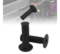 Runfarr 1 Pair Motorbike Grips,7/8" 22mm Handlebar Grips-Black