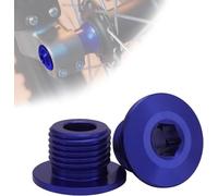 Runfarr 2PCS Motorcycle Front Wheel Axle Nut Screw,M16*1.5P Axle Lock Nut Bolts Screw for Electric Bike Surron Sur-Ron Sur Ron Light Bee X/S/L1E X160/X260-Blue