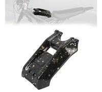 Runfarr Carbon Fiber Battery Cover,Motorcycle Battery Cover Fairing Battery Protect for Surron Sur Ron Sur-Ron X/S/L1E Electric Dirt Bike-Gold