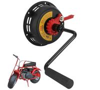 Runfarr Motorbike Hand Crank Starter Recoil Starter Assembly for Coleman B200R CT200U 200cc Mini Bike, No pull Starter GX160 Engine Relay Black
