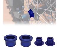 Runfarr Motorcycle Front Wheel Hub Spacers+Front Wheel Axle Nut Screw,M16*1.5P Axle Lock Nut Bolts Screw Wheel Hub Spacers for Sur-Ron Light Bee S/X-Blue