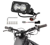 Runfarr Motorcycle Headlight Kit Motorcycle Headlamp LED With Mount Bracket For Sur Ron Light Bee S X Talaria MX3/MX4/MX5 Bright White