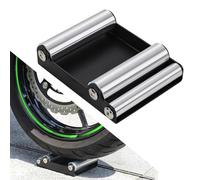 Runfarr Motorcycle Roller Stand,Motorcycle Wheel Stand Front Rear Wheel Cleaning Stand for Most Street Bike Motocross Supermoto