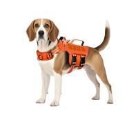 RunFido - Tactical Dog Harness for Medium Sized Dogs, Heavy Duty No Pull Dog Harness with Handle, Easy to Put on and Take Off, Reflective Service Dog Vest with MOLLE System, Ideal for Walking, Send