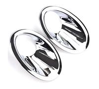 RUNGUANG LIGHTS Front Fog Light Lamp Cover For Nissan Qashqai Dualis Chrome Protector Molding Frame Garnish Trim Styling 2010 2011 2012 2013