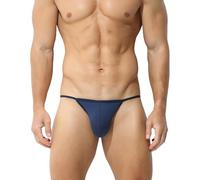 RunHero Mens Thong Bikini Briefs Low Rise Mens Sexy Underwear, A1-royalblue, M