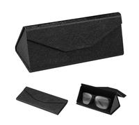 Runhike Magnetic Folding Hard Shell Sunglass Case Compatible with Maui Jim Sunglass for Men and Women,Sunglass Case Hard Shell For Aviator and Polarized sunglass case,Black, Black, One size