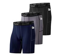 Runhit Compression Shorts for Men,Mens Underwear Spandex Shorts Workout Running Small