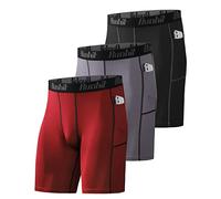Runhit Compression Shorts for Men,Mens Underwear Spandex Shorts Workout Running Small