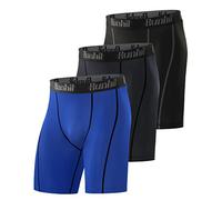 Runhit Compression Shorts Men Athletic Underwear for Men Spandex Running Shorts Workout Sports