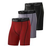Runhit Compression Shorts Men Athletic Underwear for Men Spandex Running Shorts Workout Sports