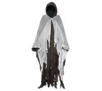 Runhomal Halloween Grim Reaper Cloak Vampire Witch Hooded Costume Cape For Carnival Cosplay Coffee One Size