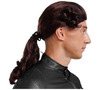 Runhomal Men's Judge Colonial Wig Halloween Costume Cosplay Wig for Role Play Party Accessories Brown One Size