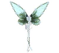 Runhomal Princess Flower Fairy Butterfly Wings Halloween Cosplay Costume Angel Wing Photography Props Blue One Size