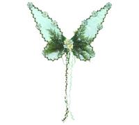 Runhomal Princess Flower Fairy Butterfly Wings Halloween Cosplay Costume Angel Wing Photography Props Green One Size