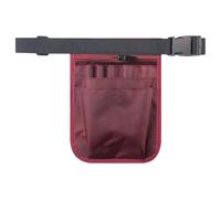 Runhomal Server Waist Pouch Server Apron with Multiple Pocket Adjustable Belt Utility Waist Strap Tool Belt Purple Red One Size