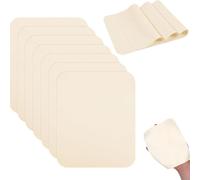 Runhomal Women Clay Modeling Tools Soft Pottery Ribs Home Craft Studio Hand Building Fabric Wipe Pre Cut Cloth Beige One Size