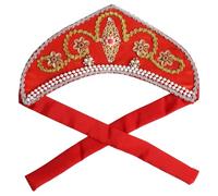 Runhomal Women Girls Russian Folk Dance Hat For Halloween Carnival Stage Performance Red One Size