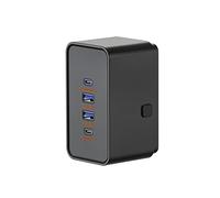 Runhood 256W DC Connector with 2×PD 100W and 2×QC 28W Outlets for Runhood Energy Bar