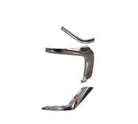 runhuabaihuo Car Front Bumper Fog Light Cover Chrome Strip Molding Headlight Decorative Trim Compatible With Outlander 2016 2017 2018 2019(Right Bumper 3PC)