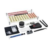 RUNJRX 32 Switches Acrylic Lube Station,Keyboard Lube Kit,Switch Opener,Switch Lube,Switch Puller,Keycap Puller,Switch Lube Tool for Custom Mechanical Keyboard (12Pcs)