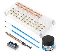 RUNJRX 36 Switch Acrylic Lube Station, 0.53oz/15g Switch Lube, Opener for Cherry Gateron Kailh Akko TTC Mechanical Keyboards
