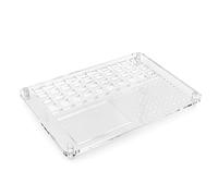 RUNJRX 40 Keyboard Switches Acrylic Lube Station for Custom Mechanical Keyboard Switches (Transparent)