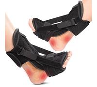 Runkelai Plantar Fasciitis Brace Night Splint with Soft Memory Foam Pad: 2 Packs Upgraded For Achilles Tendonitis Relief Foot Drop Heel Arch Ankle Pain Support for Women Men