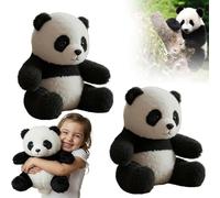 Runkoyea 2pcs Pandy - Emotional Healing On Demand, Realistic Panda Plush For Emotionals Support, Pandy Ai Plush With Ultra-Soft Furs And Hug-Like Design, Ease Stress And Soothing Sleep