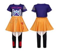 Runkoyea K Pop Demons Mira Cosplay Costume For Girls, Hunters Pop Singers Idol Stage Role Play Outfits, Girls Halloween Party Cosplay Stage Dress Up For 4-14 Years