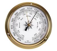 RUNLAIKEJI 145mm/5.7inch Wall Mounted Barometer,Metal round dial barometers,Barometric pressure gauge for home,Fishing barometer,Barometers for the home Indoor Outdoor
