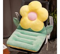 RUNLAIKEJI Seat Cushion, Seat Cushions for Office Chairs, Office Chair Cushions for Back and Butt, Comfortable Cute Office Chair Cushion, Plush Flowers Chair Cushions, for Chair, Car, Office, Patio