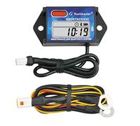 Runleader Digital Bluetooth Hour Speedometer, App Remote Controlled Speedometer, Hour Meter, Maintenance Reminder Hour Alarm, Battery or DC Power Supply for Lawnmower Generator Chainsaw (1)