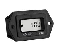 Runleader Digital LCD Operating Hour Meter AC/DC 5V to 277V for ZTR Lawn Mower Tractor Generator Club Car Outboard Motorsledge Compressor and Gas Powered Device
