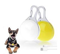 Runmeihe Dog Collar Light, USB Rechargeable Dog Lights Clip-on, Waterproof Safety LED Lights with 3 Flashing Model, Dog Collar Lights for the Dark Walking Camping (2)