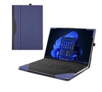 RUNMEIJIA Laptop Case Cover for Lenovo ThinkPad E16 Gen1/ Gen2/ Gen3 2023-2025 16 Inch [Do Check Model] Notebook Sleeve Computer Bag Protective PU Leather Shell (Blue)