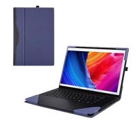 RUNMEIJIA Laptop Cover Case for ASUS ProArt P16 (H7606) 16inch [not Compatible with Any Other Model] 2-in-1 PU Leather Detachable Notebook Sleeve (Blue)