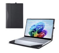 RUNMEIJIA Laptop Cover Case for Dell 14/14 Plus/Pro Max Series 14" Notebook PC (NOT Working with Other Dell Models). 2-in-1PU Leather Detachable Notebook Sleeve (Black)